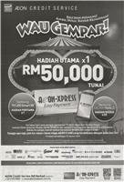 Hadiah Utama x1 RM50,000