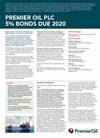 5% BONDS DUE 2020