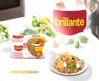 LOS VASITOS DE ARROZ INTEGRAL CON QUINOA DE BRILLANTE PATROCINAN ESTE ESPACIO.VOZ EN OFF DE MUJER