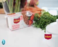 LOS VASITOS DE ARROZ INTEGRAL CON QUINOA DE BRILLANTE PATROCINAN B&B.VOZ EN OFF DE MUJER