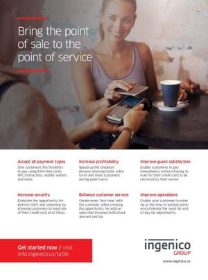Bring the point of sale t