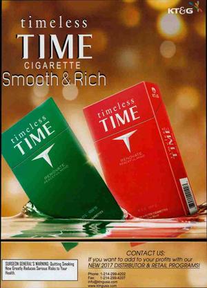 timeless time cigarettes price KT&G Corp Media, Ads & Top Trends