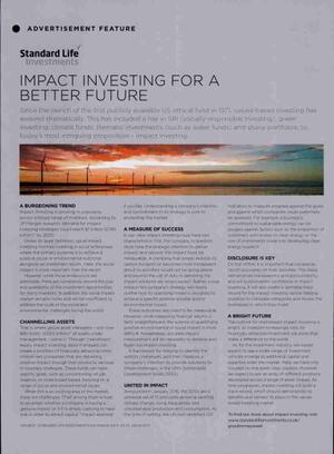 Impact investing for a be