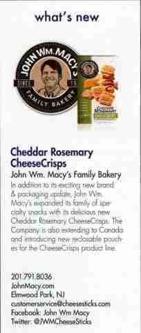 Cheddar rosemary cheesecr