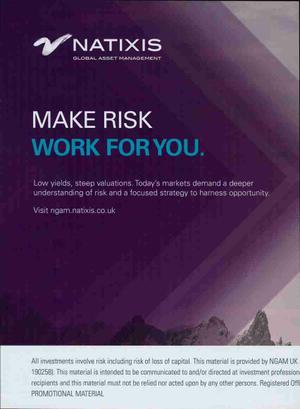 Make risk work for you.