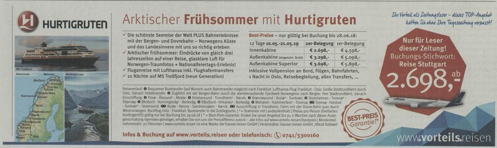 Hurtigruten Seereisen