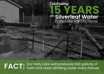 Fifteen years ago today we welcomed Silverleaf Water to our family