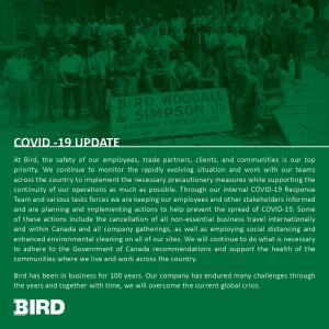 COVID-19 Update