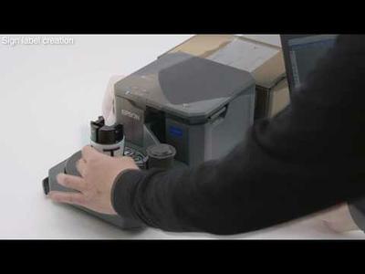 How to print outdoor signage labels - LabelWorks LW-Z5000 series