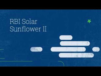 RBI Solar's Sunflower® II Single-Axis Tracker