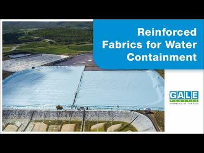 Reinforced fabrics for water containment