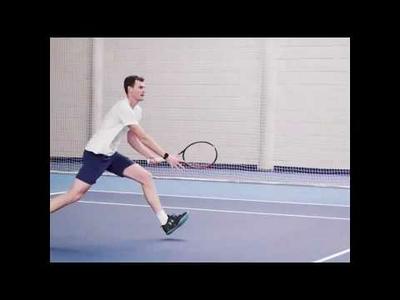 Jamie Murray practising for Schroders Battle of the Brits