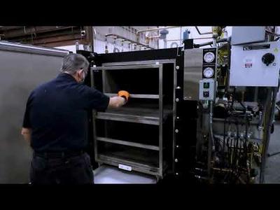 ETC Autoclave with Roller Lock Door and Easy Glide Loading Cart