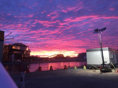 Sunrise over Kearl