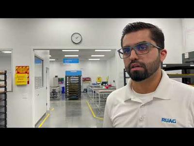 We present: Our satellite panel production in Titusville, Florida