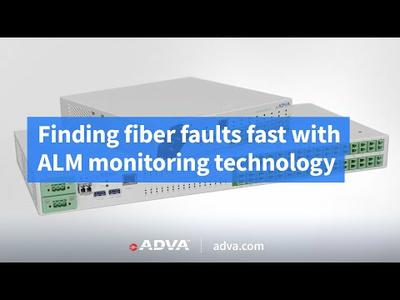 Finding fiber faults fast with ALM monitoring technology
