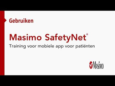 Uitleg: Training voor mobiele app voor patiënten, Masimo SafetyNet™