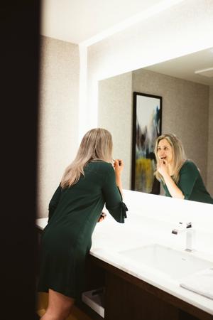The party starts before you even leave the room thanks to our Bluetooth-lighted mirrors.