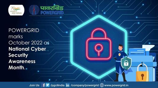POWERGRID marks October 2022 as National Cyber Security Month