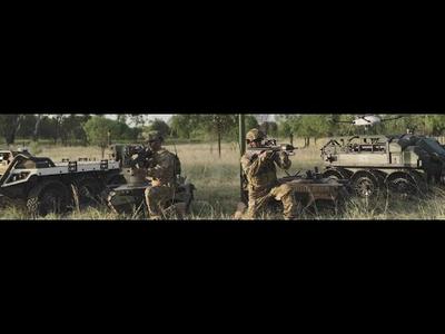 Elbit Systems of Australia shoot in, Roma, outback Queensland, Australia