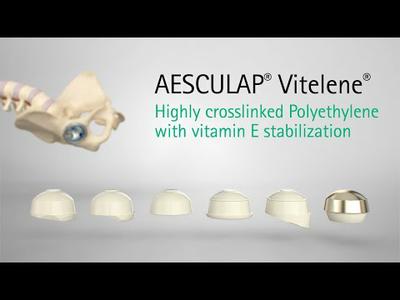 AESCULAP® Vitelene® Highly crosslinked Polyethylene with vitamin E stabilization