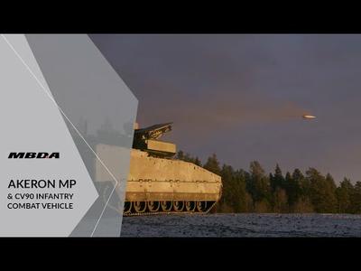MBDA and BAE Systems Hägglunds demonstrate AKERON and CV90 firepower