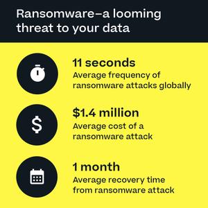 Cyberthreats are constantly evolving and becoming more expensive. The good news is, we're here to help you secure your data.
