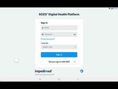 Pair SOZOapp Android - Software Version 5.0