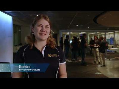 What's a typical day like for graduates Darcy and Kendra?