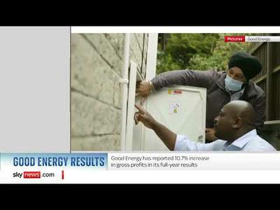 Good Energy CEO Nigel Pocklington speaks to Ian King on Sky News