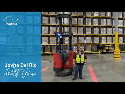 Meet Jovita Del Rio, Forklift Driver at ResMed Moreno Valley
