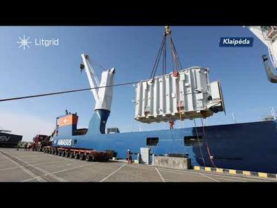 Three power transformers arrive in Lithuania