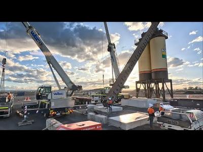 Boral - Western Sydney Airport Mobile Asphalt Plant Assembly
