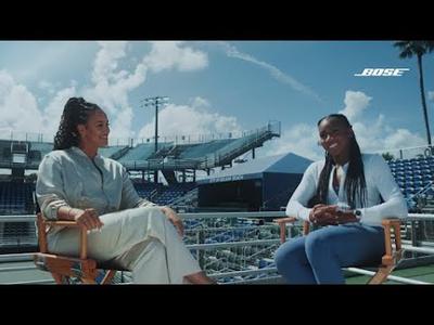 Courtside Convo with Coco Gauff and Kimmi Chex | Bose
