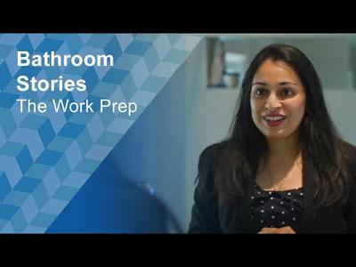 I ALWAYS GET MY BEST IDEAS IN THE BATHROOM - Ready For Work - Bathroom Stories