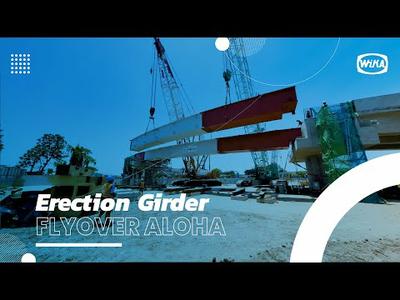 Proses Erection Steel Box Girder Flyover Aloha - September 2023