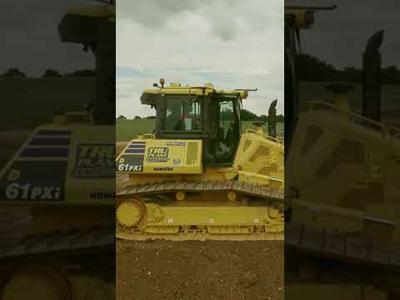 10 years of intelligent Machine Control  #komatsu #construction #bulldozer #excavator #shortsfeed