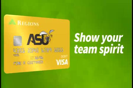 Regions Bank - Alabama State University Visa Card