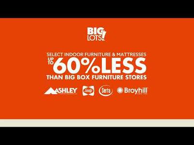 Select Indoor Furniture & Mattresses at Big Lots Up To 60% LESS Than Big Box Furniture Stores!
