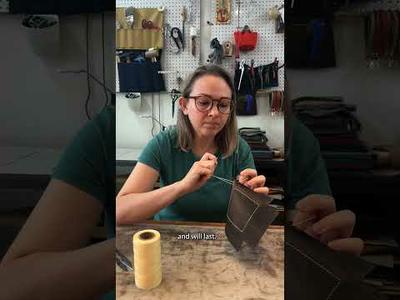Meet the husband and wife team behind Etsy shop ZeynNY #shorts #leathergoods #etsyseller #catchall