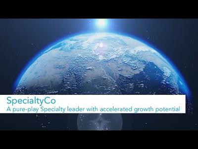 SpecialtyCo – A pure-play Specialty leader with accelerated growth potential