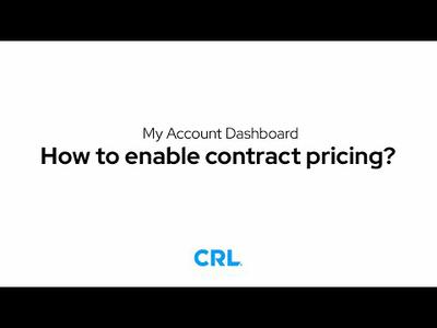 How to enable contract pricing?