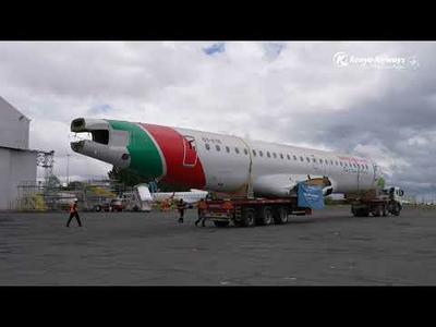 Moving 2 Aircraft From Kenya Airways Headquarters Through The Streets To Our Academy