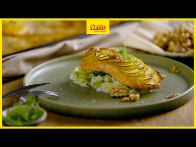 Lachsfilet mit Kartoffelkruste