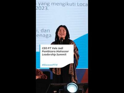CEO PT Vale Jadi Pembicara Makassar Leadership Summit