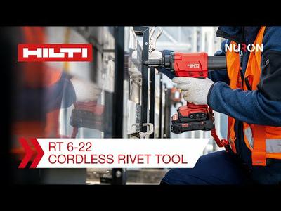 Hilti Nuron RT 6-22 Cordless Rivet Tool - Features and Benefits