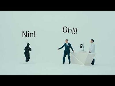 Astronaut shops with NEC face and iris payment (English Short)