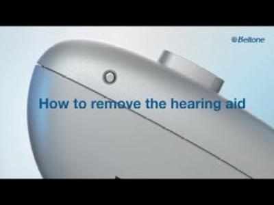Beltone Serene - How to remove the hearing aid