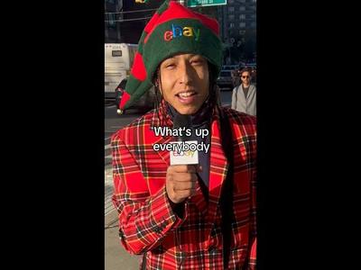 We're back on the street with Ari, the eBay Elf ✨