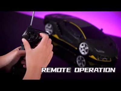 Τηλεκατευθυνόμενο Όχημα Lamborghini Centenario Μαύρο με Joystick 1:12 / 2.4 GHz